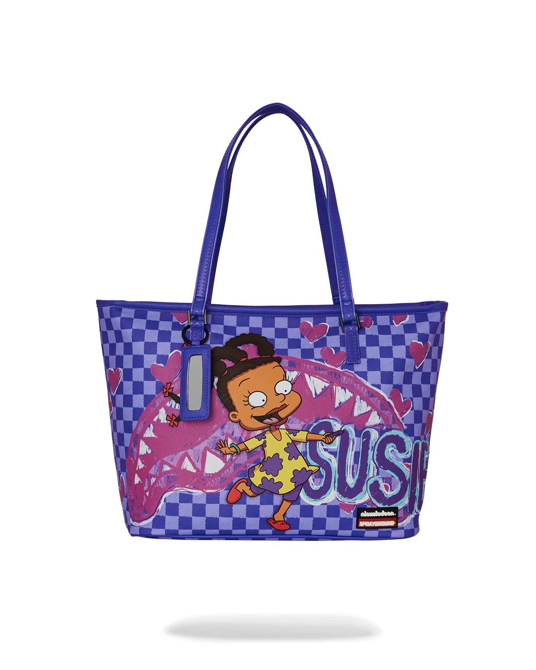 Sprayground RUGRATS SUSIE CRAYON SHARK MESSENGER TOTE