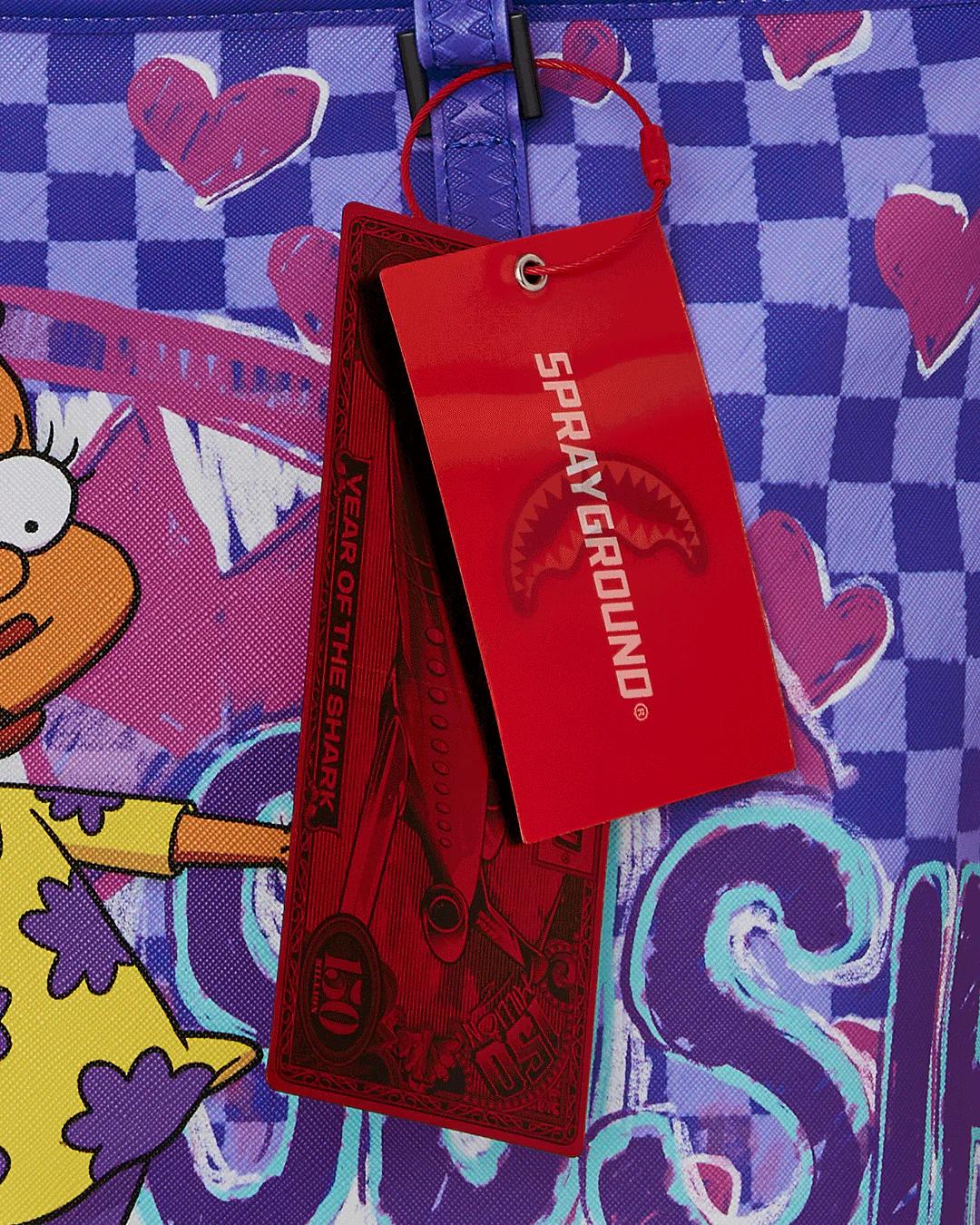 Sprayground RUGRATS SUSIE CRAYON SHARK MESSENGER TOTE