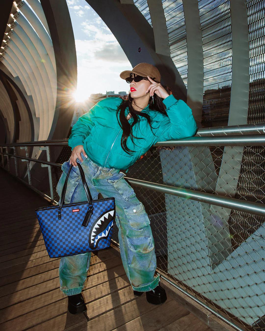 Sprayground MIDNIGHT MAGIC SHARKS IN PARIS TOTE