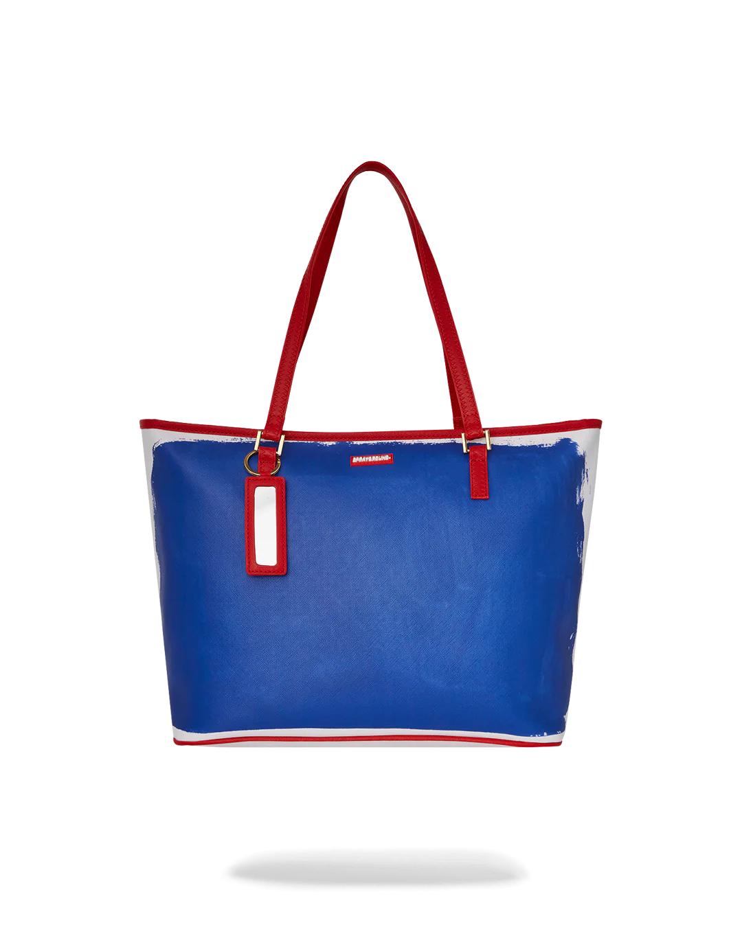 Sprayground KEITH HARING THE BIG BLUE PURSE ART TOTE