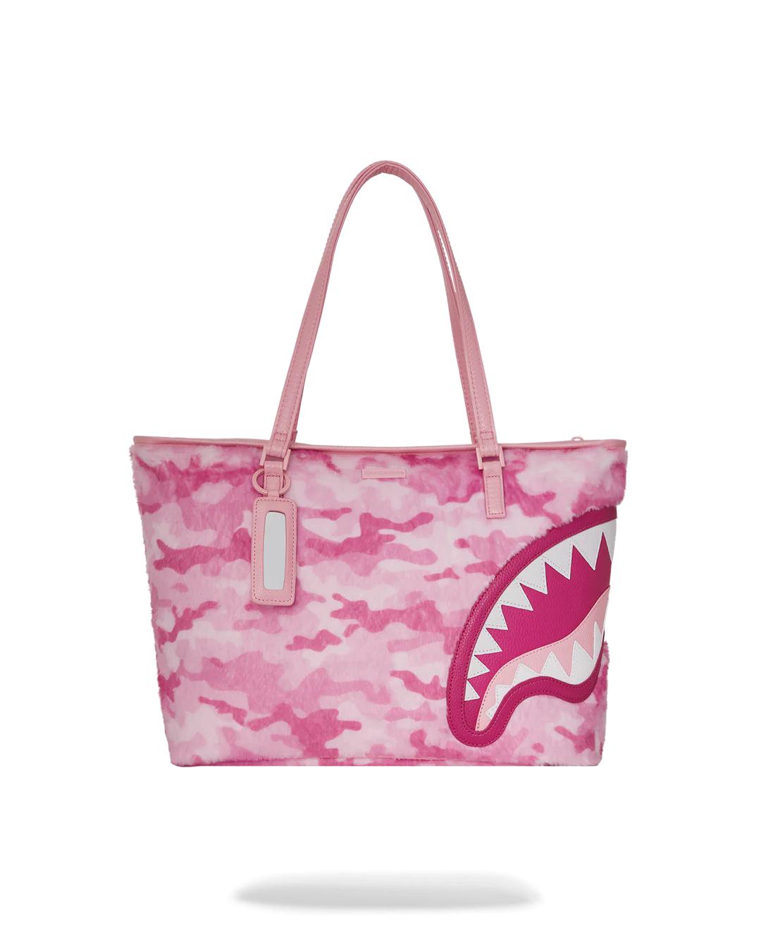 Sprayground FURRROCIOUS IN PINK TOTE