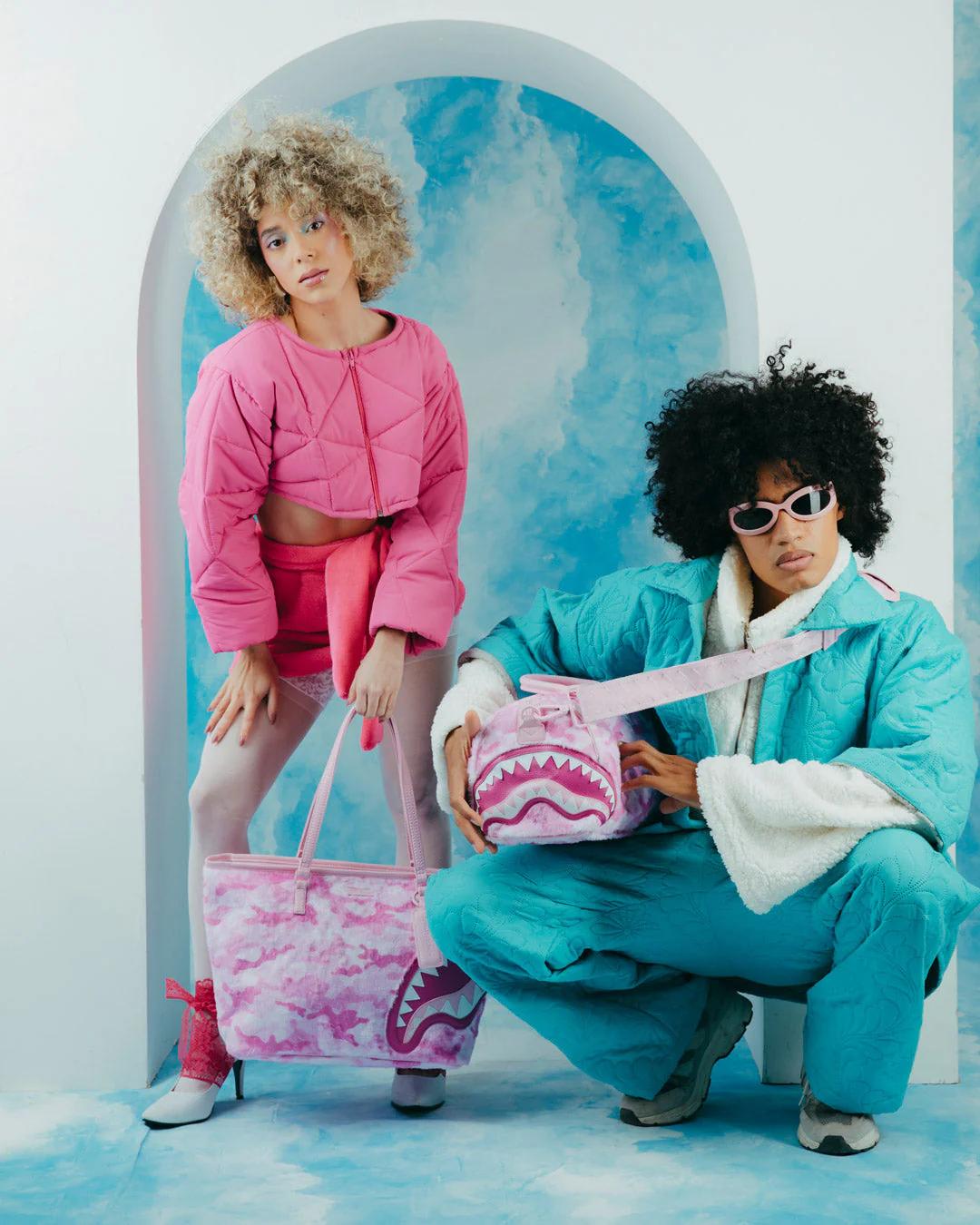 Sprayground FURRROCIOUS IN PINK TOTE