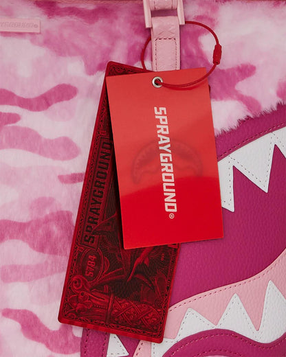 Sprayground FURRROCIOUS IN PINK TOTE