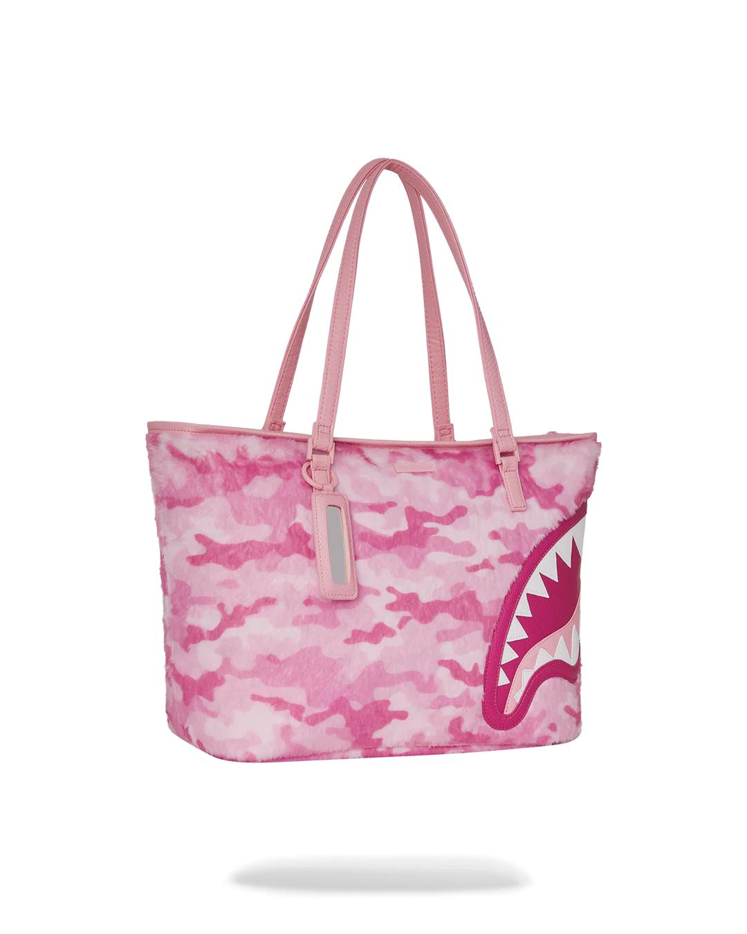 Sprayground FURRROCIOUS IN PINK TOTE