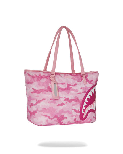 Sprayground FURRROCIOUS IN PINK TOTE