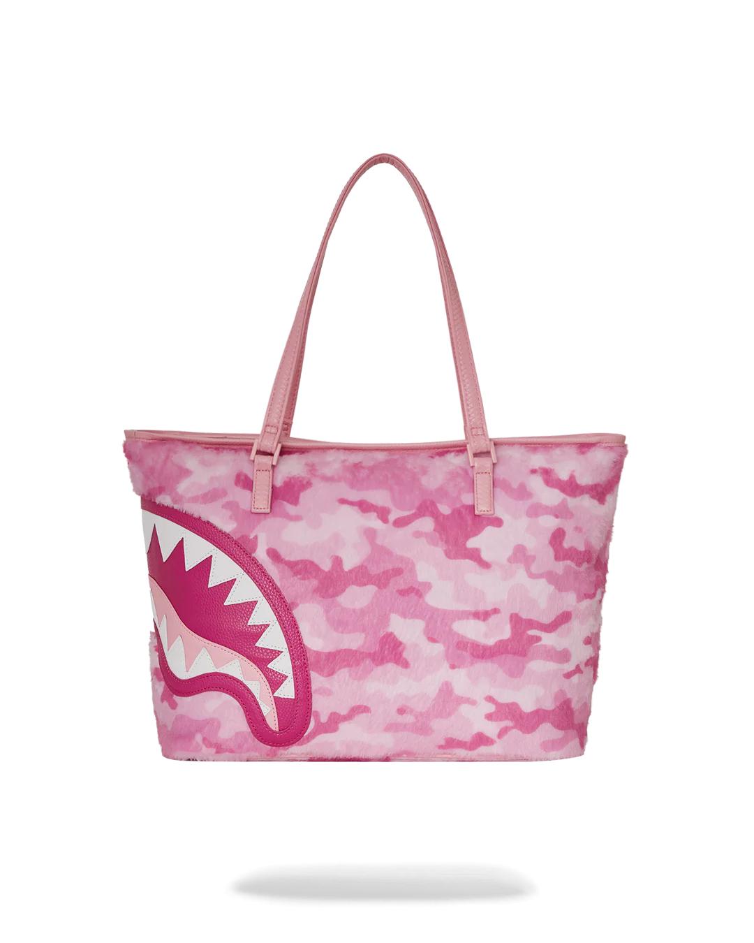 Sprayground FURRROCIOUS IN PINK TOTE