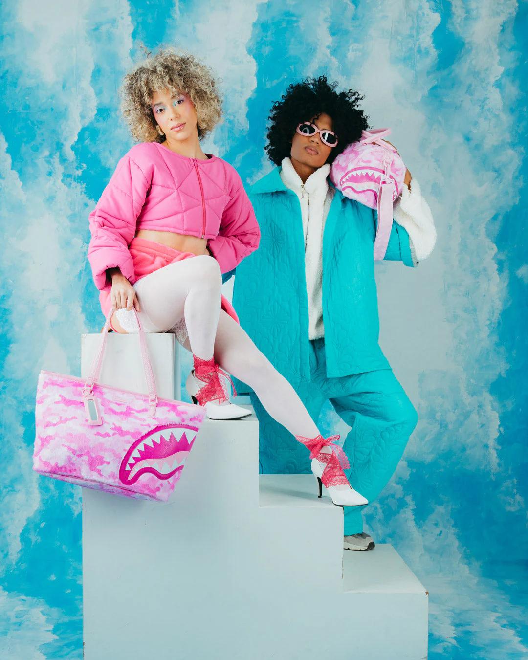 Sprayground FURRROCIOUS IN PINK TOTE