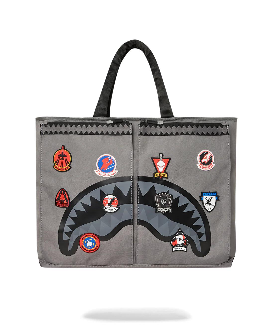 Sprayground TOP GUN FLIGHT CREW OFFICIAL COLLAB PILOT TOTE
