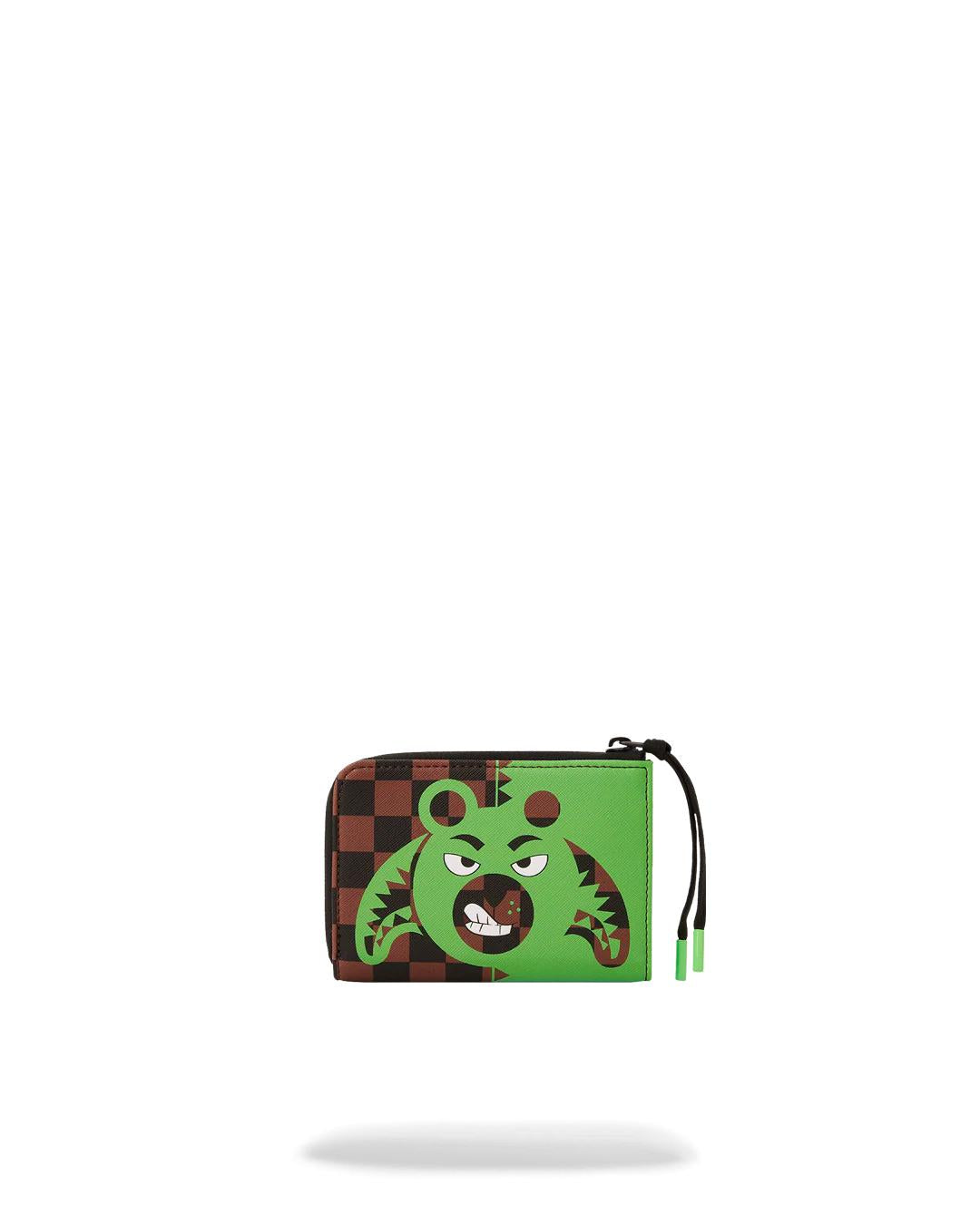 Sprayground GREEN MONEY BEAR WALLET