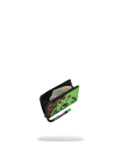 Sprayground GREEN MONEY BEAR WALLET