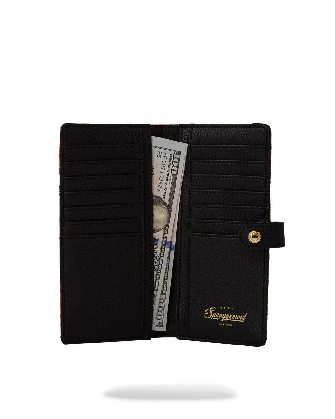 Sprayground HUMMINGBIRD SHARK PRECISION LONG SINGLE-FOLD WALLET