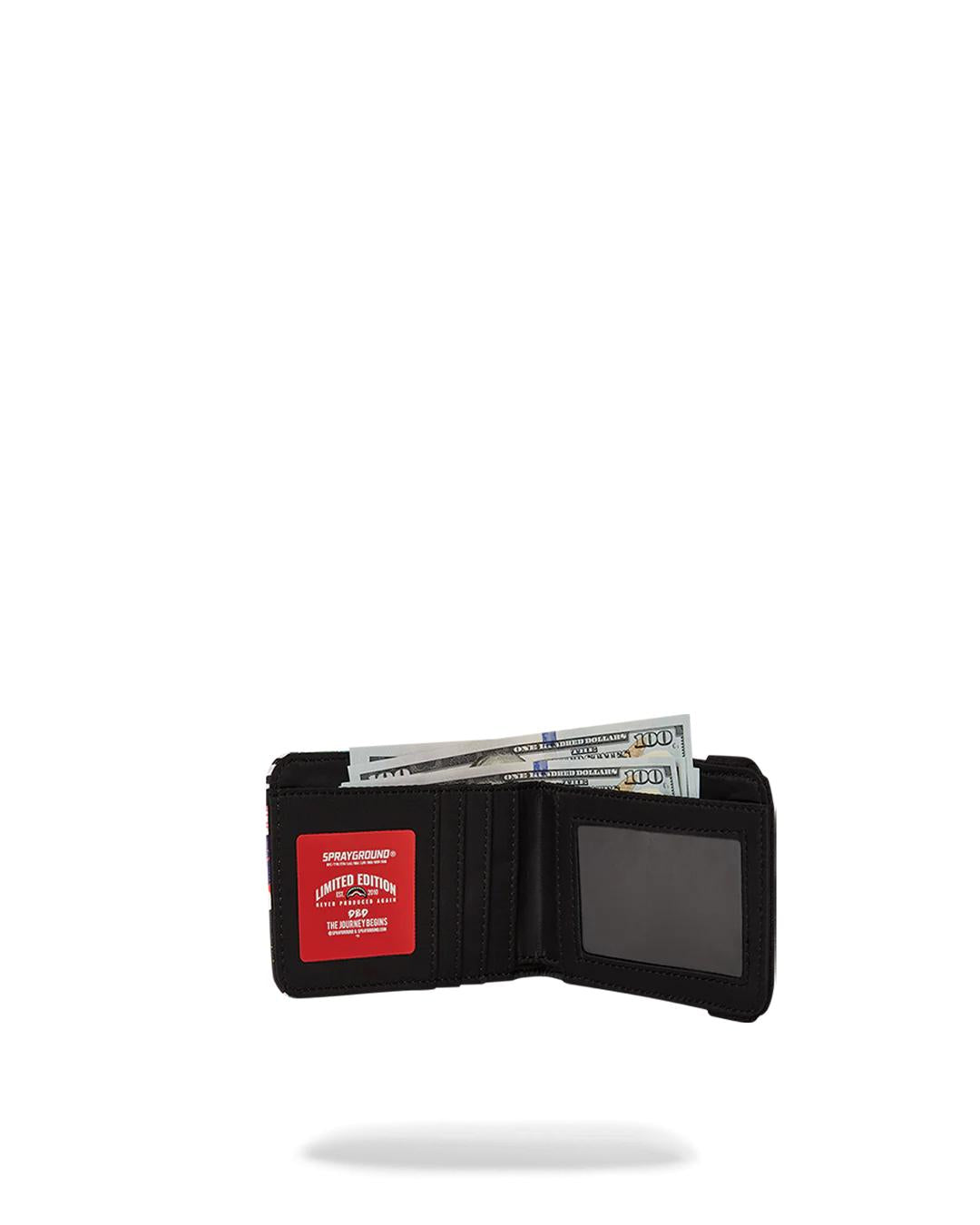 Sprayground CREATE ANOTHER DAY ELASTIC BI-FOLD WALLET