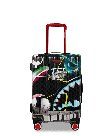 Sprayground MIND TRIP SHARK DOSE SHARKNAUTICS HARDSHELL CARRY-ON LUGGAGE