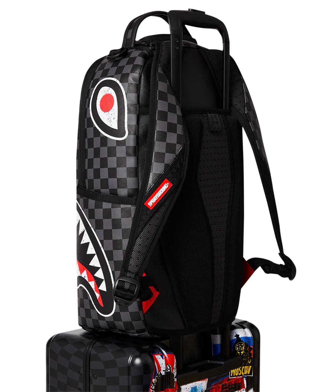 Sprayground GLOBAL MOGUL UNLIMITED MILES SHARKNAUTICS HARDSHELL CARRY-ON LUGGAGE