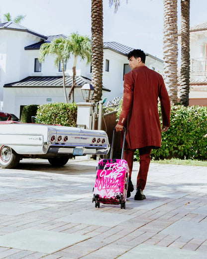Sprayground AFTERGLOW SKYGLOW SHARKNAUTICS HARDSHELL CARRY-ON LUGGAGE