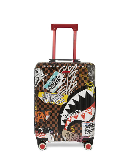 Sprayground SHARKS IN PARIS THE RIZZ SHARKNAUTICS HARDSHELL CARRY-ON LUGGAGE