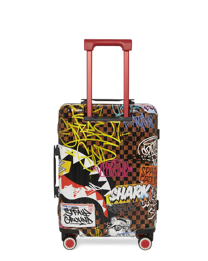Sprayground SHARKS IN PARIS THE RIZZ SHARKNAUTICS HARDSHELL CARRY-ON LUGGAGE