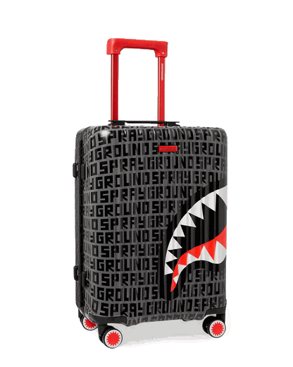 Sprayground SHARKFINITY STEALTH PILOT SHARKNAUTICS HARDSHELL CARRY-ON LUGGAGE