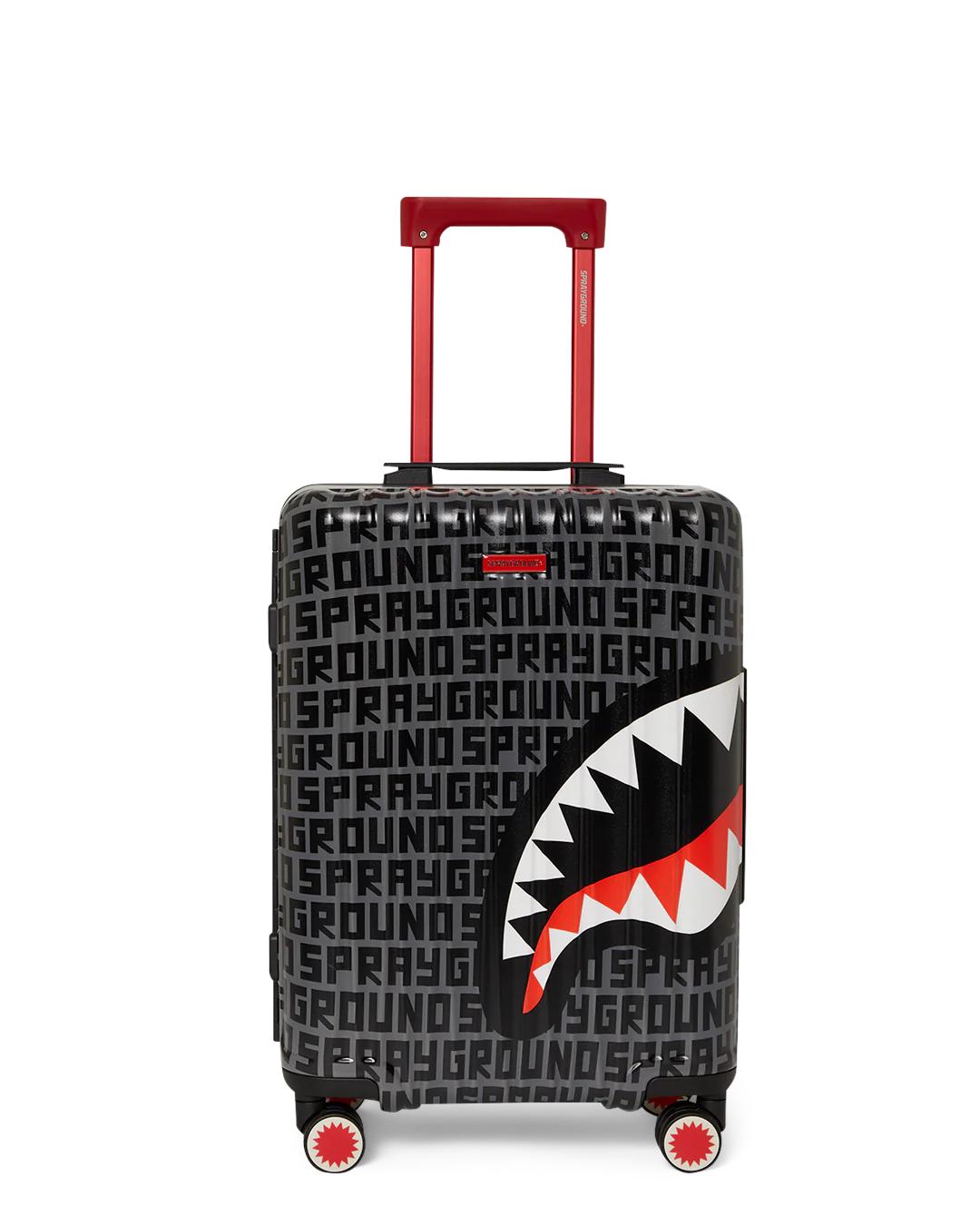 Sprayground SHARKFINITY STEALTH PILOT SHARKNAUTICS HARDSHELL CARRY-ON LUGGAGE