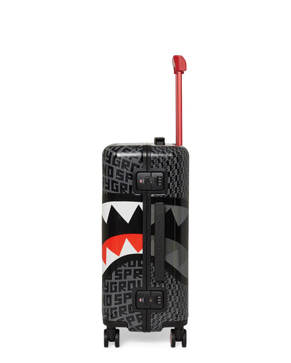 Sprayground SHARKFINITY STEALTH PILOT SHARKNAUTICS HARDSHELL CARRY-ON LUGGAGE