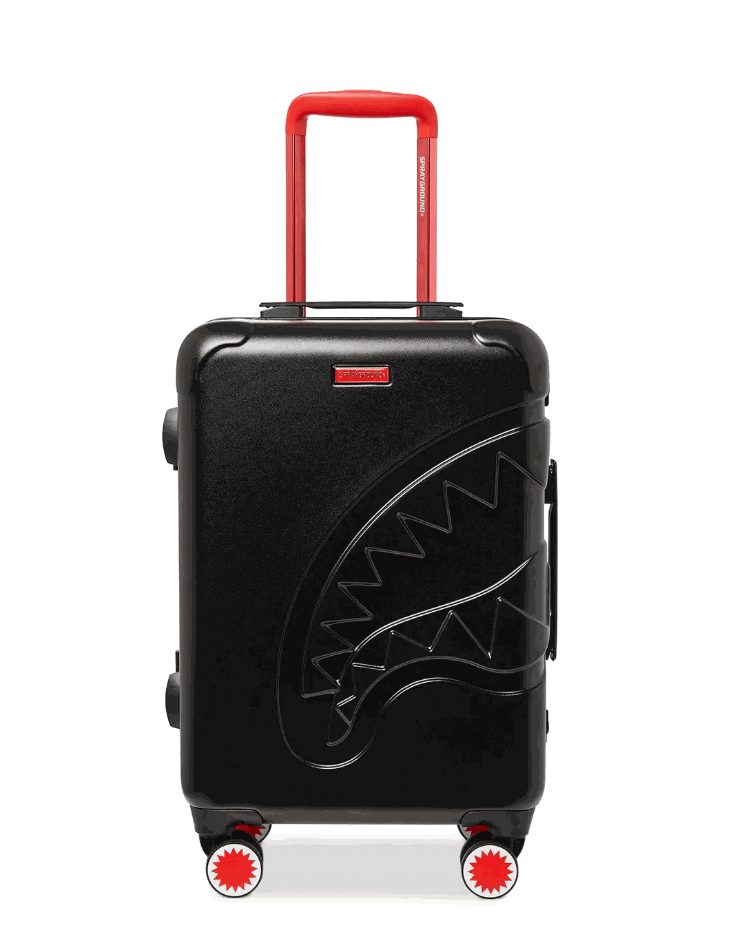 Sprayground MOLDED SHARKITECTURE BLACK HARDSHELL CARRY-ON LUGGAGE