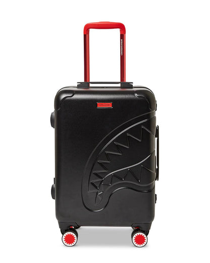 Sprayground MOLDED SHARKITECTURE BLACK HARDSHELL CARRY-ON LUGGAGE