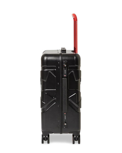 Sprayground MOLDED SHARKITECTURE BLACK HARDSHELL CARRY-ON LUGGAGE