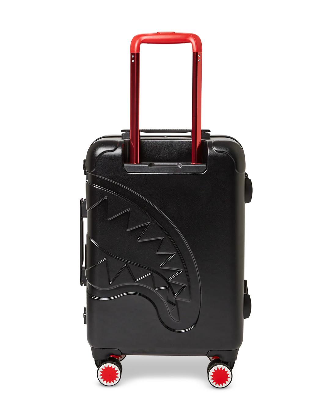 Sprayground MOLDED SHARKITECTURE BLACK HARDSHELL CARRY-ON LUGGAGE