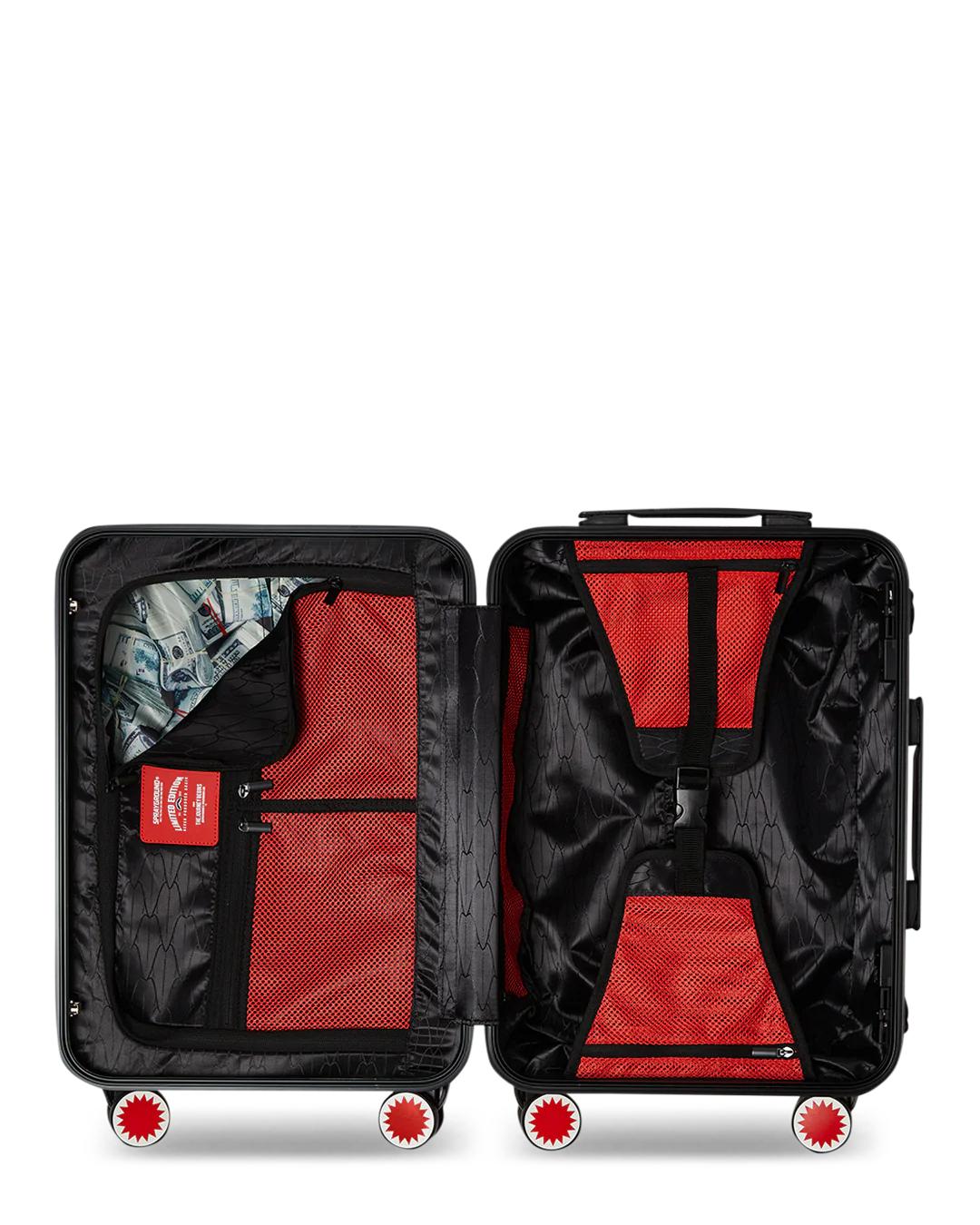 Sprayground SHARKS IN PARIS VANQUISH SHARKNAUTICS HARDSHELL CARRY-ON LUGGAGE