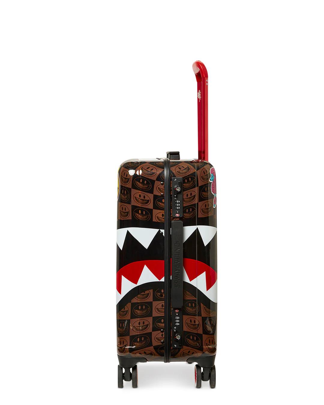 Sprayground GLOBAL MOGUL POPAGANDA RON ENGLISH EDITION HARDSHELL CARRY-ON LUGGAGE