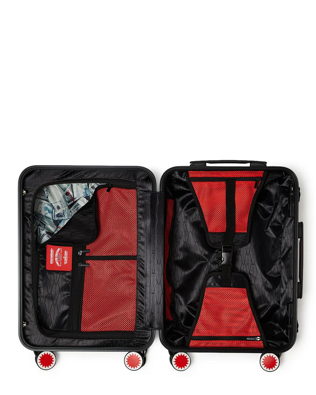 Sprayground FRENZY SHARKS SHARKNAUTICS HARDSHELL CARRY-ON LUGGAGE
