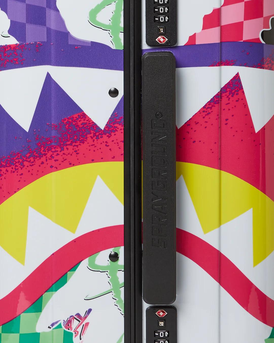 Sprayground DREAMY TECHNICOLOR SHARKNAUTICS HARDSHELL CARRY-ON LUGGAGE