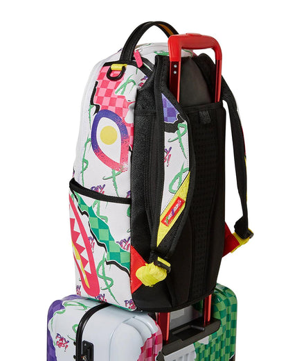 Sprayground DREAMY TECHNICOLOR SHARKNAUTICS HARDSHELL CARRY-ON LUGGAGE