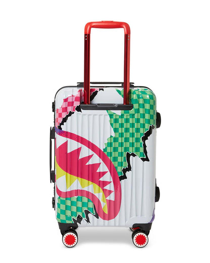 Sprayground DREAMY TECHNICOLOR SHARKNAUTICS HARDSHELL CARRY-ON LUGGAGE