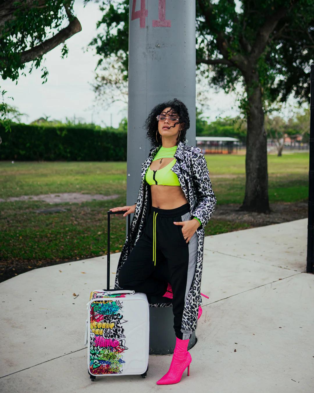 Sprayground HALF GRAFF JETSETTER CARRY-ON LUGGAGE