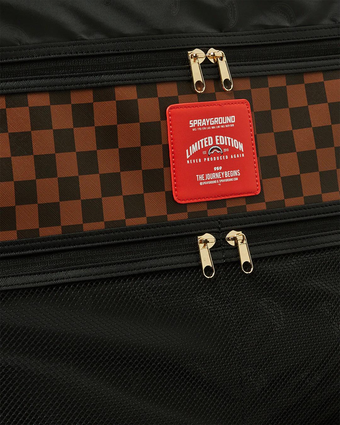 Sprayground HENNY LOCK SHARKS IN PARIS JETSETTER CARRY-ON LUGGAGE