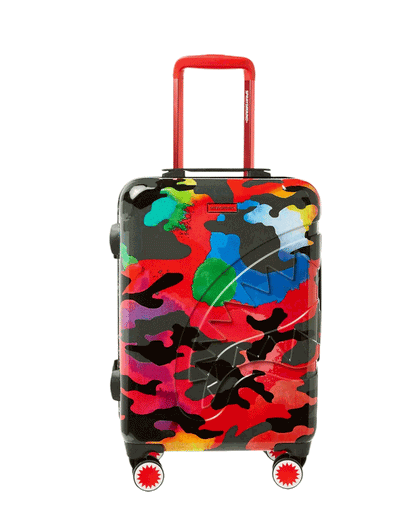 Sprayground CAMOBURST SHARKNAUTICS HARDSHELL CARRY-ON LUGGAGE