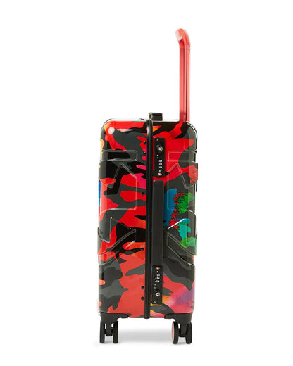 Sprayground CAMOBURST SHARKNAUTICS HARDSHELL CARRY-ON LUGGAGE