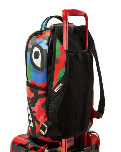 Sprayground CAMOBURST SHARKNAUTICS HARDSHELL CARRY-ON LUGGAGE