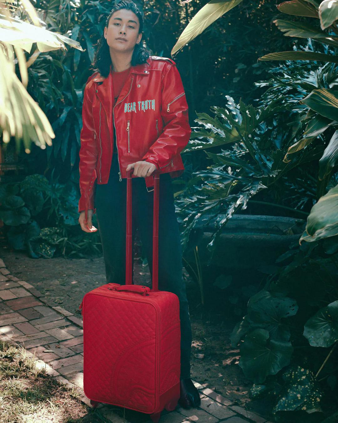 Sprayground RED RIVIERA JETSETTER CARRY-ON LUGGAGE