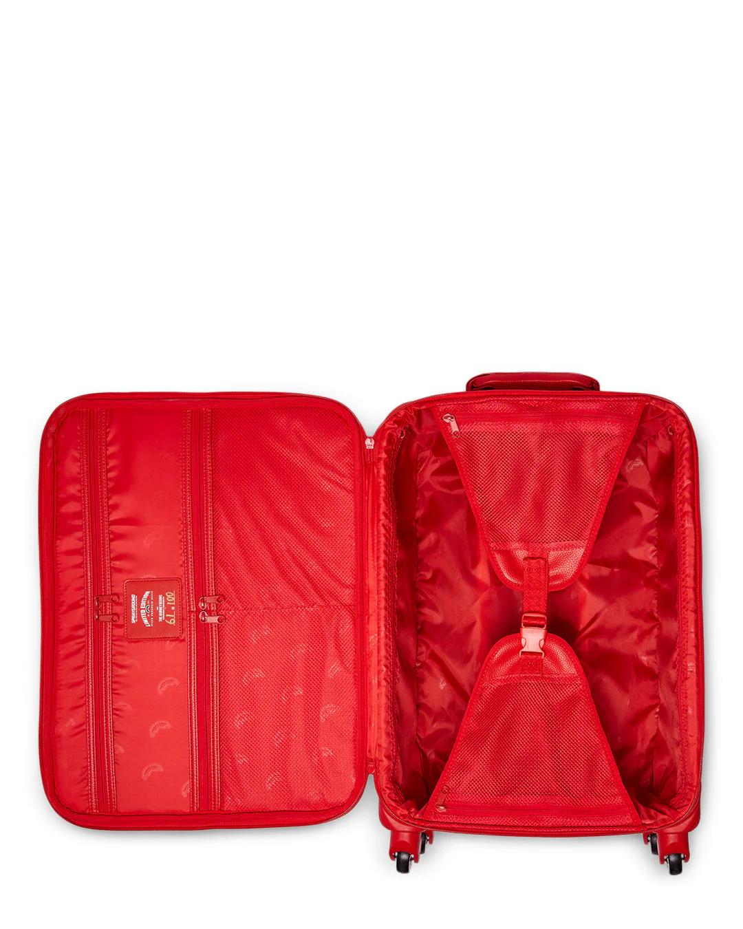 Sprayground RED RIVIERA JETSETTER CARRY-ON LUGGAGE