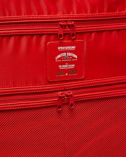 Sprayground RED RIVIERA JETSETTER CARRY-ON LUGGAGE