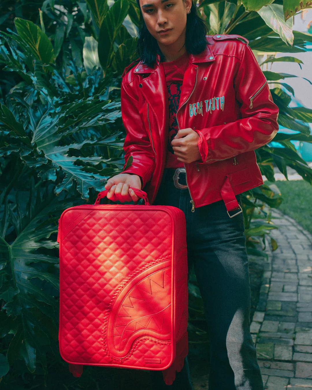 Sprayground RED RIVIERA JETSETTER CARRY-ON LUGGAGE