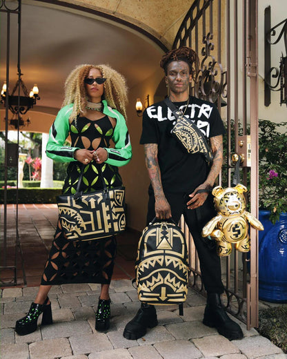 Sprayground A.I.8 AFRICAN INTELLIGENCE PATH TO THE FUTURE II SAVVY CROSSBODY