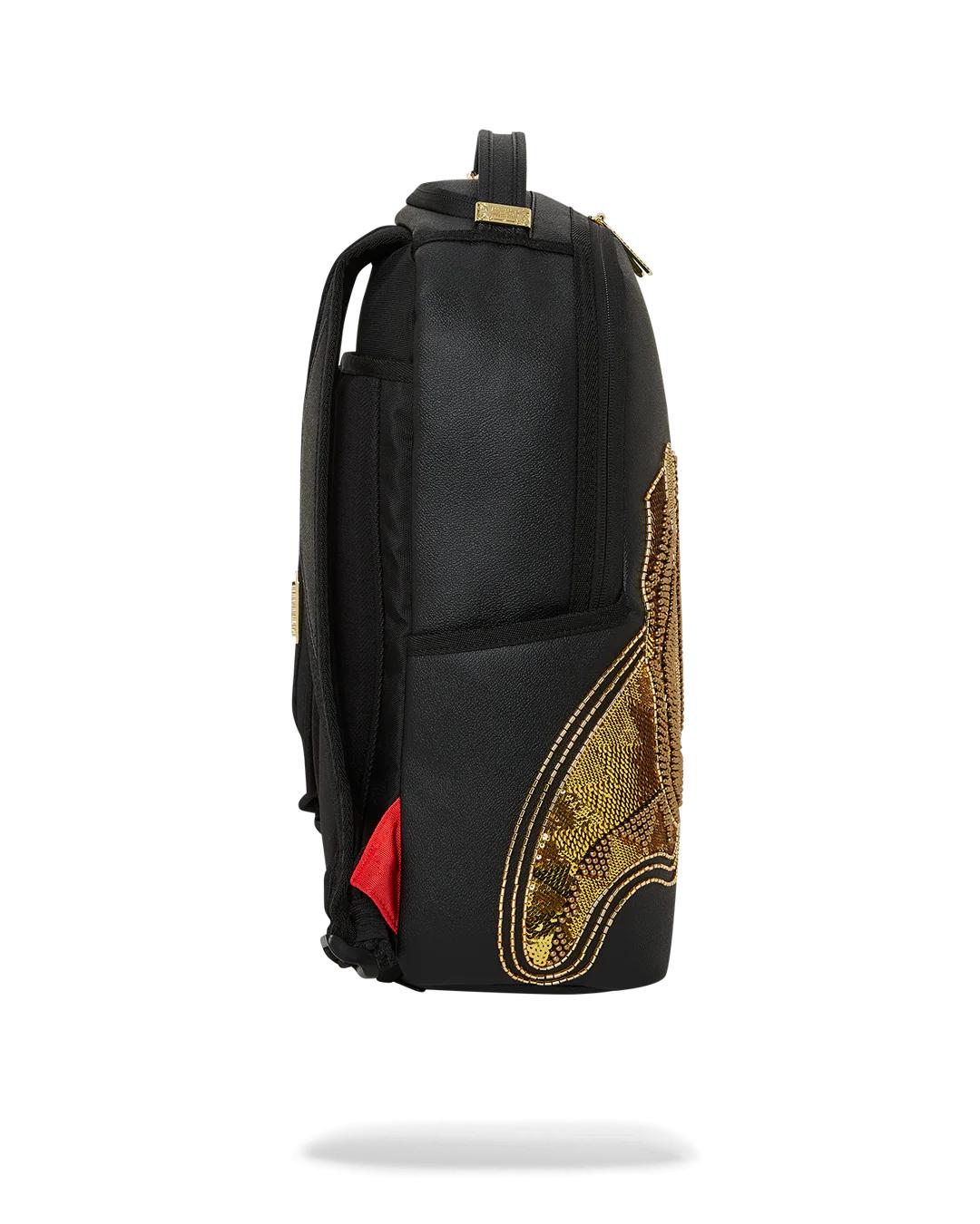 Sprayground A.I.8 AFRICAN INTELLIGENCE GUILDED LEOPARD BACKPACK (DLXV)