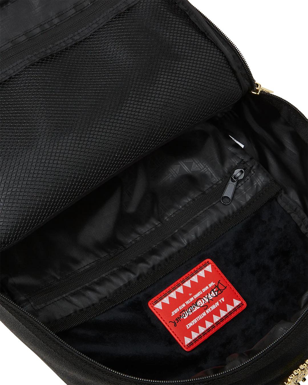 Sprayground A.I.8 AFRICAN INTELLIGENCE GUILDED LEOPARD BACKPACK (DLXV)