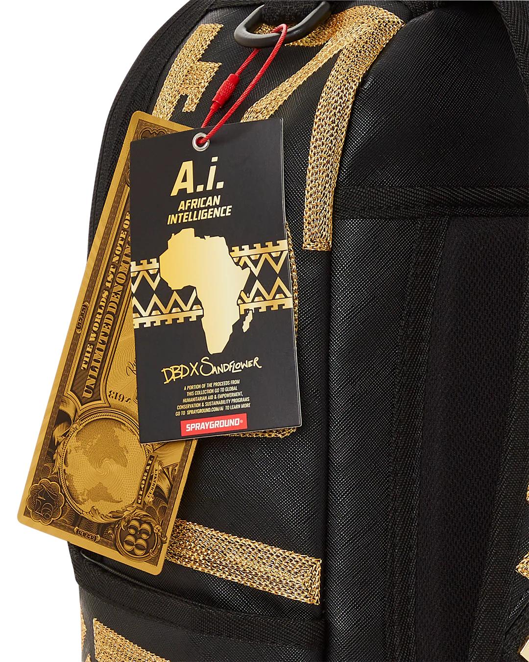 Sprayground A.I.8 AFRICAN INTELLIGENCE PATH TO THE FUTURE II BACKPACK (DLXV)
