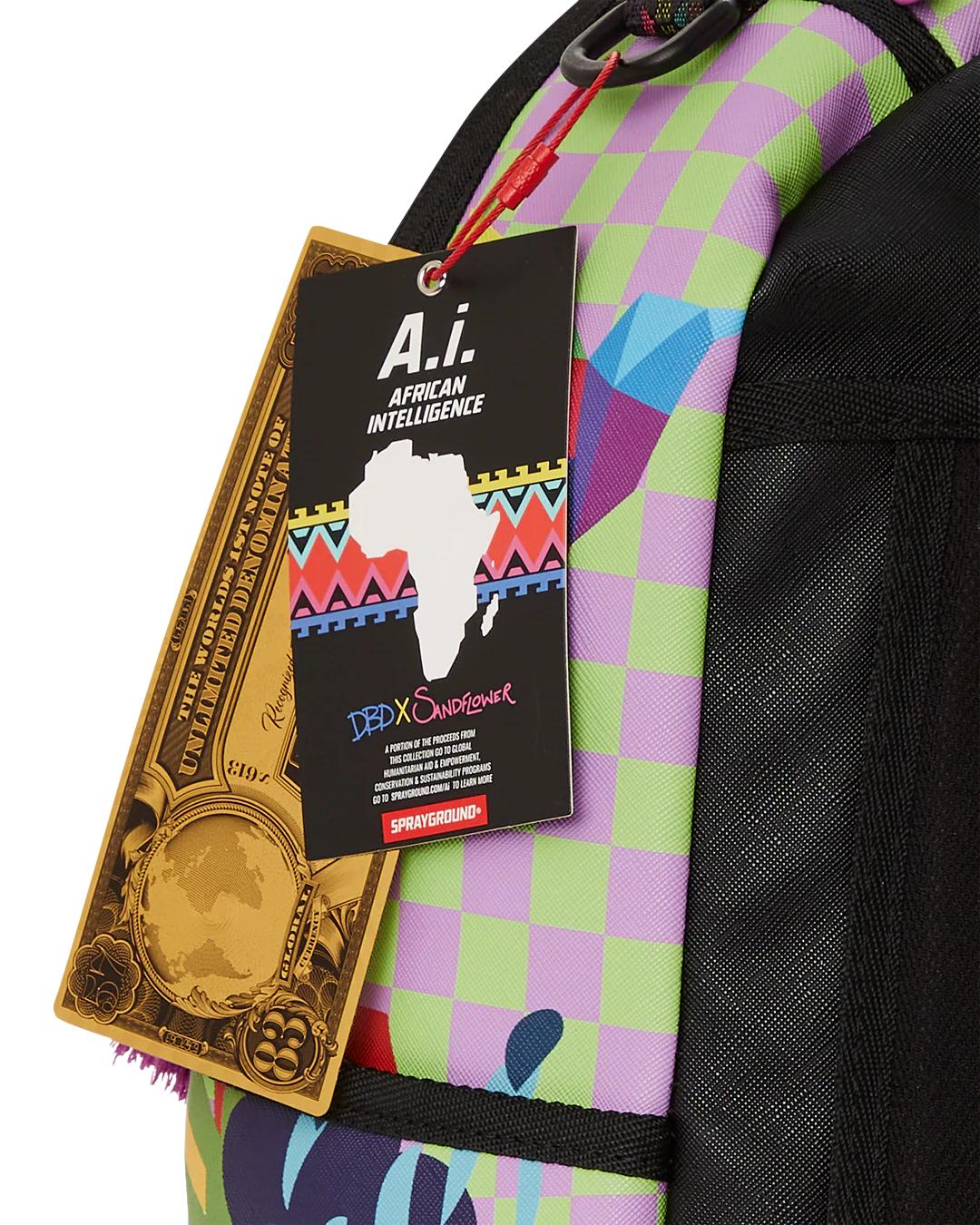 Sprayground A.I.8 AFRICAN INTELLIGENCE THE LEADER WITHIN BACKPACK (DLXV)