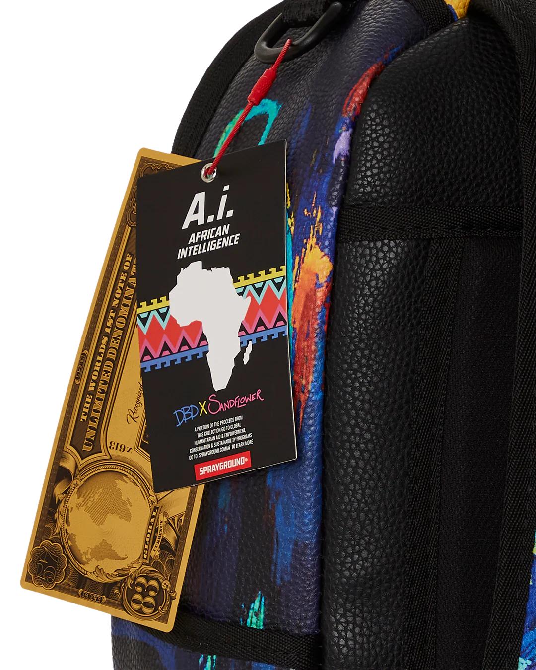 Sprayground A.I.8 AFRICAN INTELLIGENCE PLANET UTOPIA BACKPACK (DLXV)