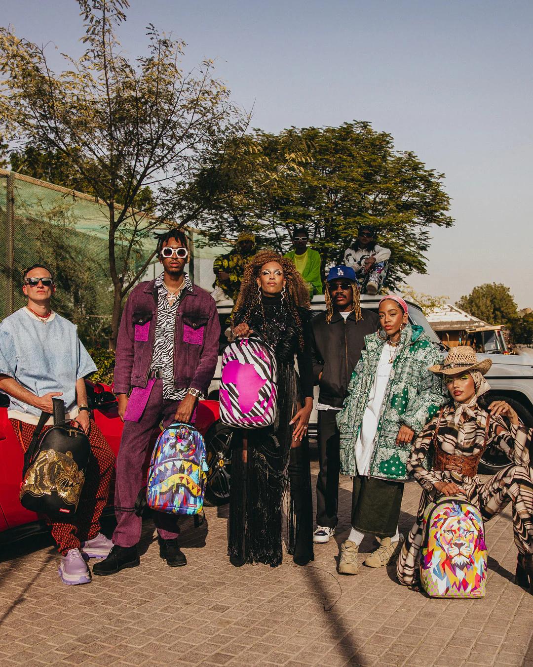 Sprayground A.I.8 AFRICAN INTELLIGENCE PLANET UTOPIA BACKPACK (DLXV)